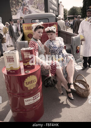 Goodwood Revival meeting West Sussex UK Stockfoto