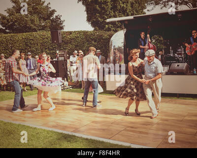 Goodwood Revival meeting West Sussex UK Stockfoto