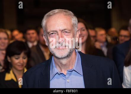 Jeremy Corbyn ist als der neue Führer der Labour Party angesagt. Stockfoto