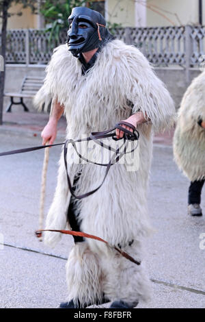 Italien, Sardinien, Nuoro Provinz, Ottana, Karneval mit Boes und Merdules traditionelle Masken Stockfoto