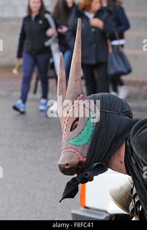 Italien, Sardinien, Nuoro Provinz, Ottana, Karneval mit Boes und Merdules traditionelle Masken Stockfoto