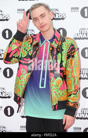 BBC Radio 1-Teen Choice Awards-Wembley Arena-London Mitwirkende: Olly Alexander wo: London, Vereinigtes Königreich bei: 8. November 2015 Stockfoto