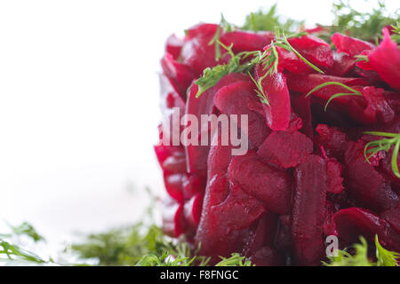 Rote Beete Salat Stockfoto