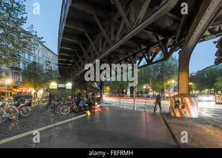 U-Bahn Schlesisches Tor, Kreuzberg, Berlin Stockfoto