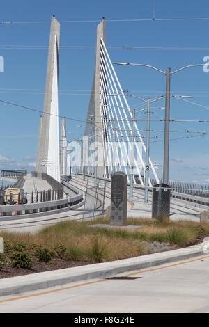 Tillicum Crossing Bridge Stockfoto