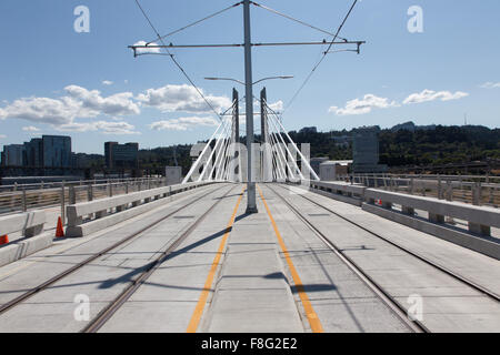 Tillicum Crossing Bridge Stockfoto