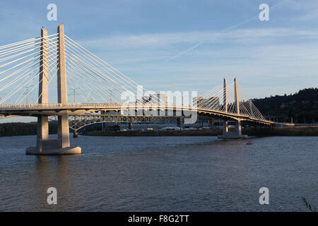 Tillicum Crossing Bridge Stockfoto