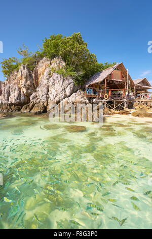 Thailand - tropischen Strand von Khai Island, Phang Nga Bay Stockfoto
