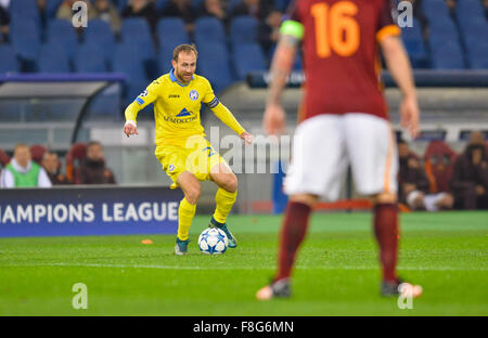 Rom, Italien. 9. Dezember 2015. Igor Stasevich während der Fußball-Champions League Spiel AS Rom Vs FC Bate Borisov im Olympiastadion in Rom, am 9. Dezember 2015. Bildnachweis: Silvia Lore "/ Alamy Live News Stockfoto