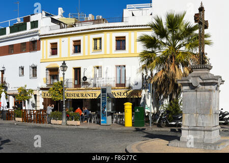 Cordoba-Café an einem sonnigen Herbsttag Stockfoto