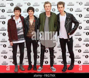 BBC Radio 1 Teen Awards in der SSE Wembley Arena, London mit: die Vamps wo: London, Vereinigtes Königreich bei: 8. November 2015 Stockfoto