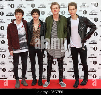 BBC Radio 1 Teen Awards in der SSE Wembley Arena, London mit: die Vamps wo: London, Vereinigtes Königreich bei: 8. November 2015 Stockfoto