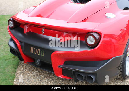 Ferrari F12 Barchetta am Concours Elegance statt im Hampton Court Palace, UK Stockfoto