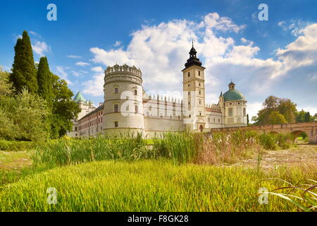 Krasiczyn Burg, Bieszczady Region, Polen Stockfoto