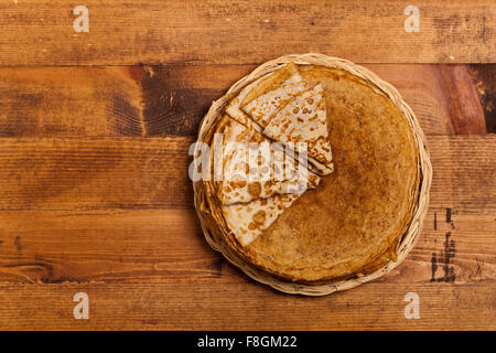 Pfannkuchen oder russischen Blintzes Stockfoto