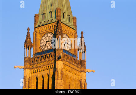 Peace Tower, kanadische Parlamentsgebäude, Ottawa, Ontario, Kanada Stockfoto