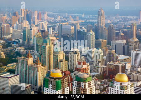 Thailand - Bangkok Stadtbild Ansicht vom Baiyoke Sky Tower Stockfoto