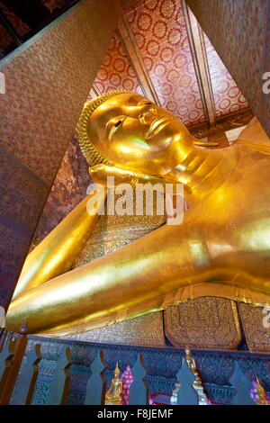 Thailand - Bangkok, Wat Pra KEO - Grand Royal Palace, Buddha-Statue im Wat Po Temple Stockfoto