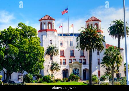 Ein Blick auf die Naval Medical Center San Diego aka Bob Wilson Naval Hospital im Balboa Park in San Diego, Kalifornien Stockfoto