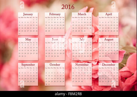 Sepia Rosen 2016 Kalender Blüte Makro, sommergrüne Staude in der Familie der Rosengewächse, duftende Blüten, Pflanzen wachsen in Polen Stockfoto