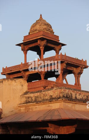 Agra, Indien, 26. November 2012: Fatehpur Sikri, eine Stadt und ein Gemeinderat in Agra Bezirk, Indien. Eine ummauerte Stadt, UNESCO-gen Stockfoto