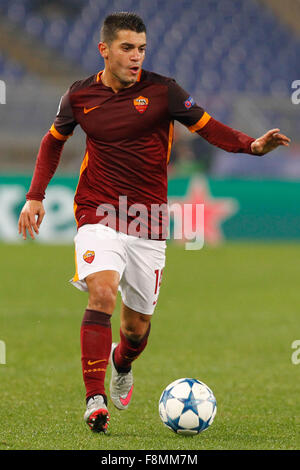 Stadio Olimpico, Rom, Italien. 9. Dezember 2015. Champions-League. Roma gegen Bate Borisov. Falque Jago © Aktion Plus Sport/Alamy Live-Nachrichten Stockfoto