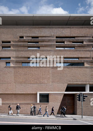 Chetham es School of Music. Die moderne Fassade der Chetham es School of Music in Manchester Stockfoto