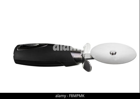 Pizza-Rad oder Cutter. Stockfoto