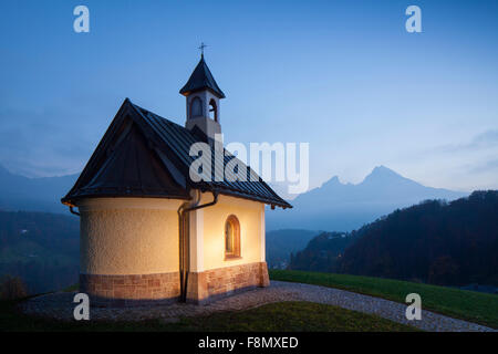 Kapelle Kapelle der Seligpreisungen / Kirchleitnkapelle bei Berchtesgadens, Berchtesgaden, Bayern, Deutschland