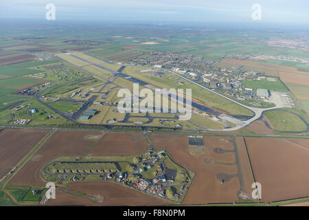 Eine Luftaufnahme des RAF Waddington, Lincolnshire. Stockfoto