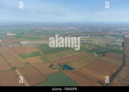 Eine Luftaufnahme des RAF Waddington, Lincolnshire. Stockfoto