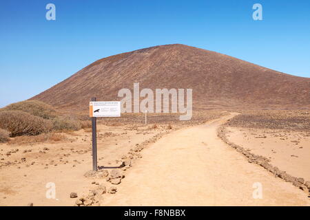 Parque Natural del isolieren de Lobos, Lobos Island, Spanien, Kanarische Inseln Stockfoto