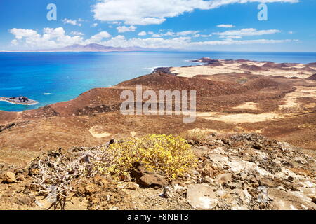 Lobos, kleine Insel in der Nähe der Insel Fuerteventura, Spanien, Kanarische Inseln Stockfoto