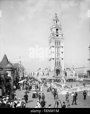 Dreamland, Coney Island, New York City, USA, ca. 1905 Stockfoto