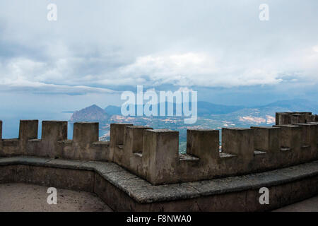 Italien, Sizilien, Erice, Stockfoto