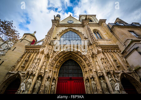 Die Kirche von Saint-Merri, in Paris, Frankreich. Stockfoto