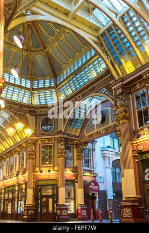 Ladenhall Markt in der historischen Stadt von Lonfon, England Stockfoto