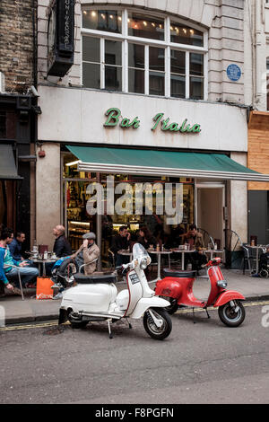 Bar Italia, Soho, London, UK Stockfoto