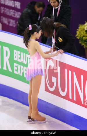 (L, R) Marin Honda (JPN), Mie Hamada, 10. Dezember 2015 - Eiskunstlauf: ISU Junior Grand Prix of Figure Skating Frauen Kurzprogramm bei Barcelona International Convention Centre, Barcelona, Spanien. (Foto von YUTAKA/AFLO SPORT) Stockfoto