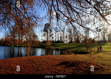 Das Hameau De La Reine ist ein Modelldorf gebaut im Auftrag von Marie Antoinette auf dem Gelände des Petit Trianon Stockfoto