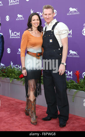 48th annual ACM Awards statt, bei der MGM Grand Garden Arena in MGM Grand - Ankünfte Featuring: Rory Lee Feek, Joey Martin Feek, Rory Feek, Joey Feek Where: Las Vegas, Nevada, USA bei: 7. April 2013 Stockfoto
