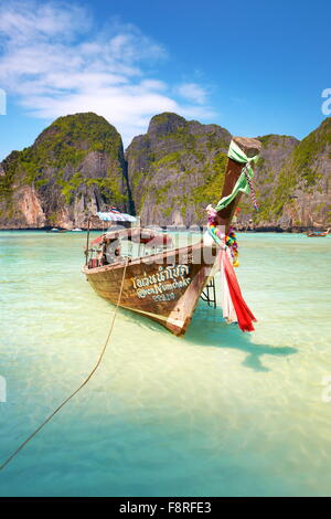 Thailand - Landschaft der Maya Bay (in der Nähe von Phi Phi Island), Asien Stockfoto