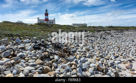 Kap Agulhas Leuchtturm, L'Agulhas, Western Cape, Südafrika Stockfoto