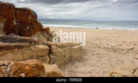 Leeren Strand, Plettenberg Bay, Western Cape, Südafrika Stockfoto