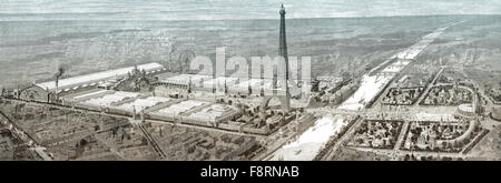 Weltausstellung anzeigen, Weltausstellung Paris 1900 Stockfoto