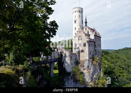 Schloss Lichtenstein. Deutschland Stockfoto