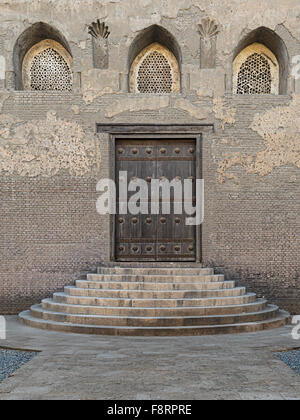 Eines der Tore der Ibn-Tulun-Moschee Stockfoto