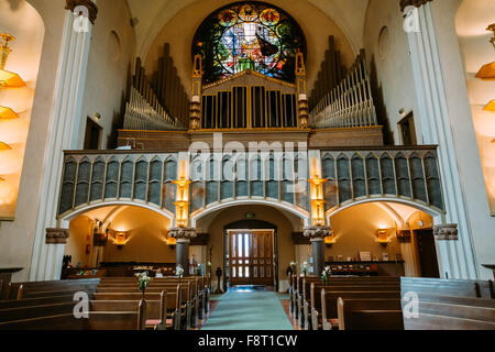 Sofia Kirche benannt nach die schwedischen Königin Sophia von Nassau, ist eine der wichtigsten Kirchen in Stockholm Stockfoto