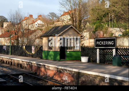 Pickering-Bahnhof Stockfoto