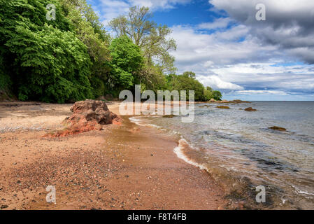 Rosemarkie Strand an einem herrlichen Sommernachmittag Stockfoto